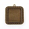 2 supports cabochons de 30mm bronze, pendentifs cabochons 44AB 