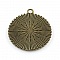 2 supports cabochons de 25mm bronze, pendentifs cabochons 31AB