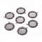 2 supports cabochons de 20mm cuivre rouge, pendentifs cabochons 15290AS