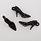 3 Breloques Chaussure N&deg;33 Noir