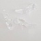 3 Breloques Chaussure N&deg;33 Transparent