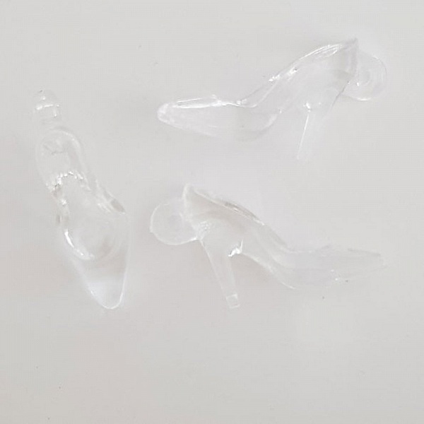 3 Breloques Chaussure N&deg;33 Transparent
