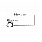 3 marque-pages r&egrave;gle cabochon 20 mm N&deg;02 Argent Vieilli