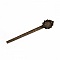 3 marque-pages r&egrave;gle cabochon 20 mm N&deg;02 Bronze