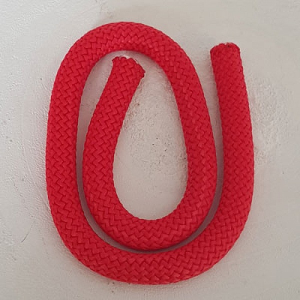 40 cm corde escalade ronde 10 mm Rouge