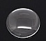 50 Cabochons Ronds 30 mm en verre Loupe transparent N&deg;13
