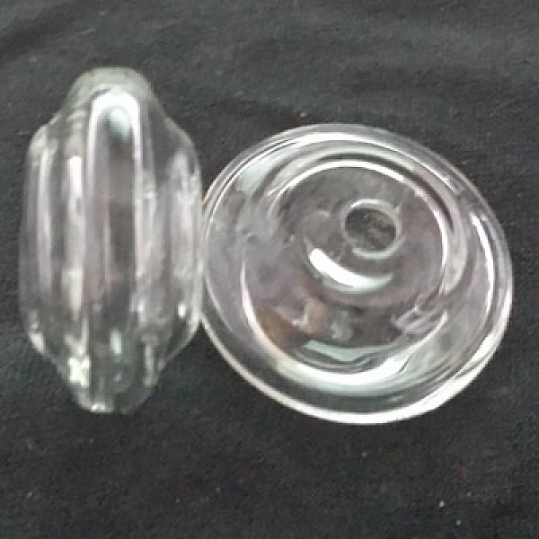 5 Boules en verre Plate N&deg;06 &agrave; remplir