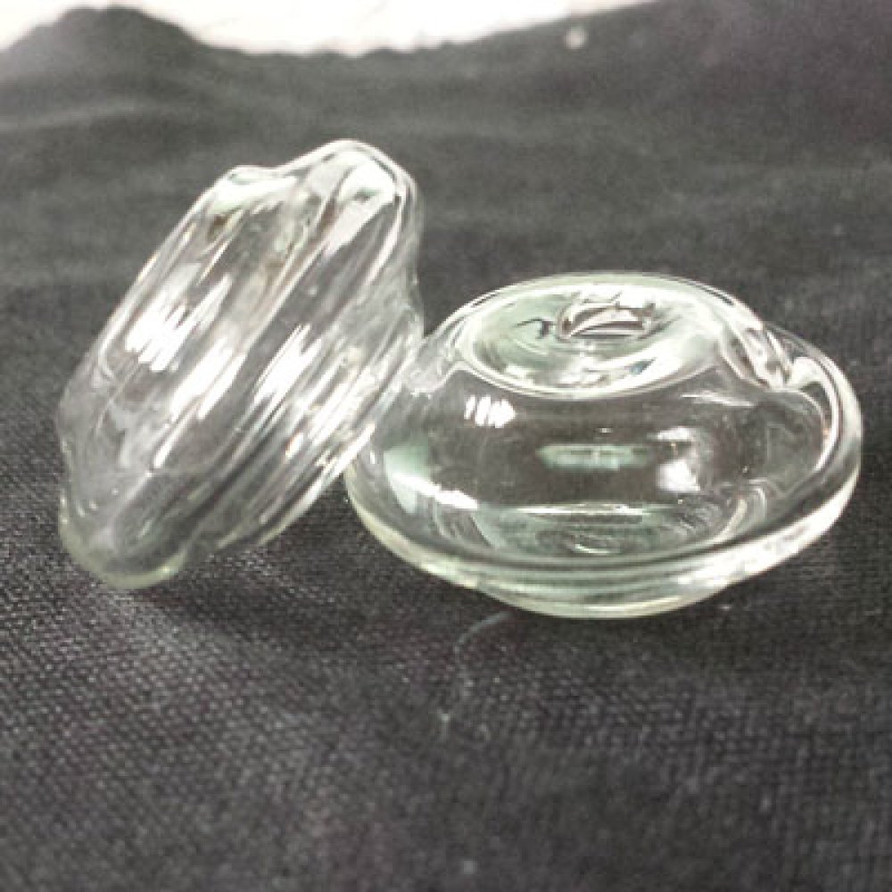 5 Boules en verre Plate N&deg;06 &agrave; remplir