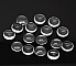 5 Cabochons Ronds 10 mm en verre loupe transparent N&deg;02