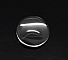 5 Cabochons Ronds 12 mm en verre loupe transparent N&deg;03