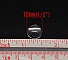 5 Cabochons Ronds 12 mm en verre loupe transparent N&deg;03