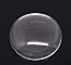 5 Cabochons Ronds 30 mm en verre Loupe transparent N&deg;13