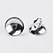 5 Coupelles pour Boules en verre ronde N&deg;03.