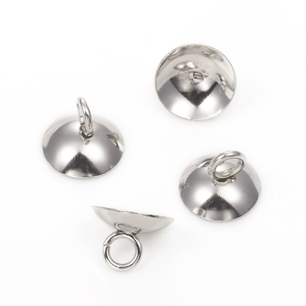 5 Coupelles pour Boules en verre ronde N&deg;08