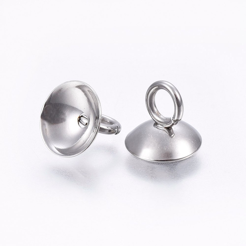 5 Coupelles pour Boules en verre ronde N&deg;09