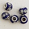 5 Perles Rondes 12/10 mm N&deg;02