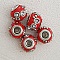 5 Perles Rondes 12/10 mm N&deg;04