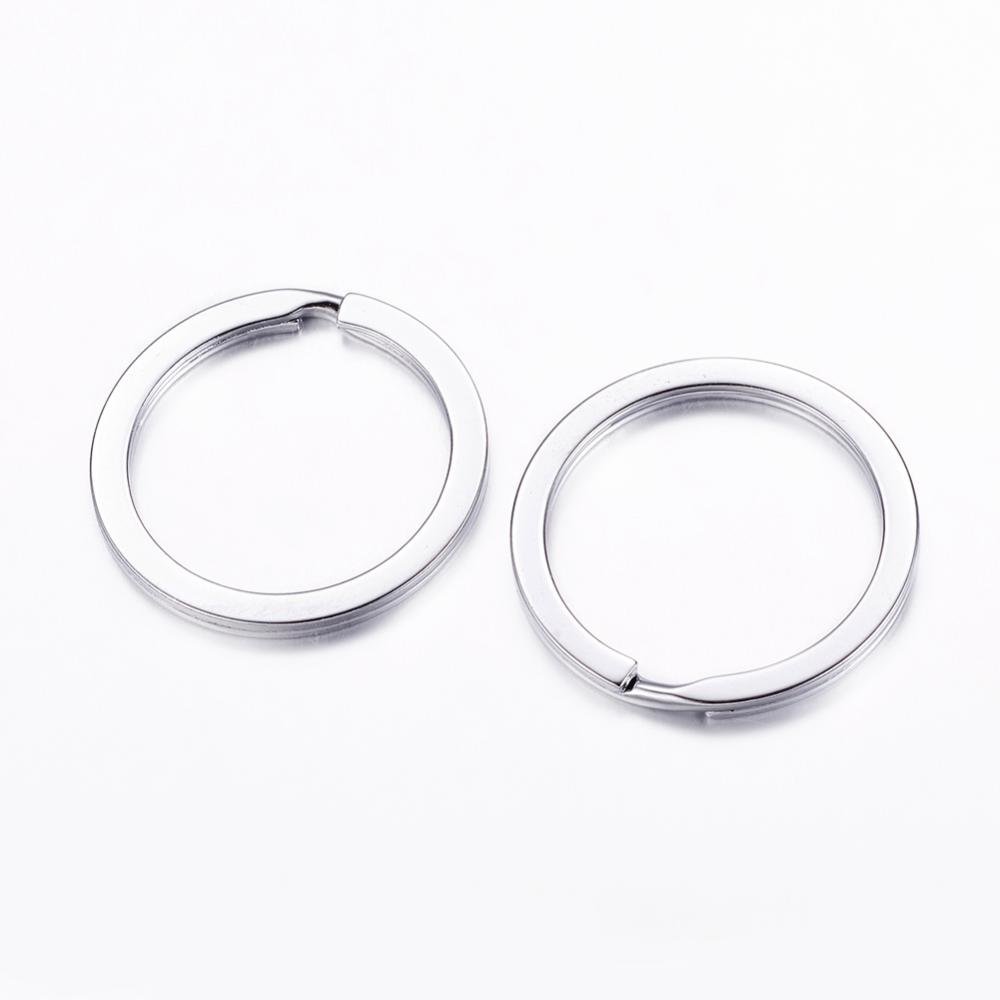 Anneau porte cl&eacute;s forme rond 30 mm