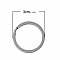 Anneau porte cl&eacute;s x 4 forme rond Acier Inoxydable 30 mm