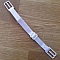 Attache elastique 10 Extensions de masque r&eacute;glable crochet d'oreille Blanc
