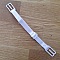 Attache elastique 10 Extensions de masque r&eacute;glable crochet d'oreille Blanc