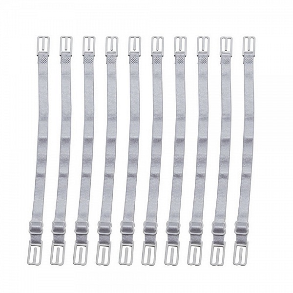 Attache elastique 10 Extensions de masque r&eacute;glable crochet d'oreille Blanc