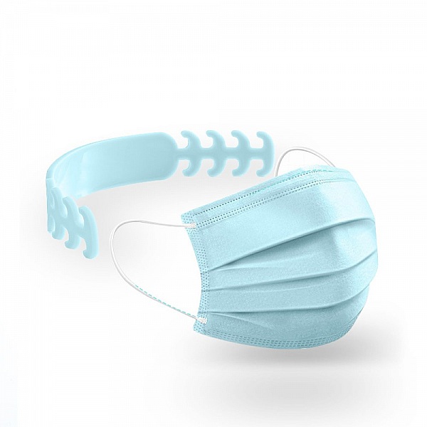 Attache elastique 5 Protecteurs d'oreilles r&eacute;glable pour masque Jaune