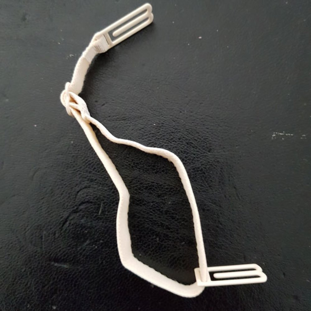 Attache elastique Extension de masque r&eacute;glable crochet d'oreille Brun Clair