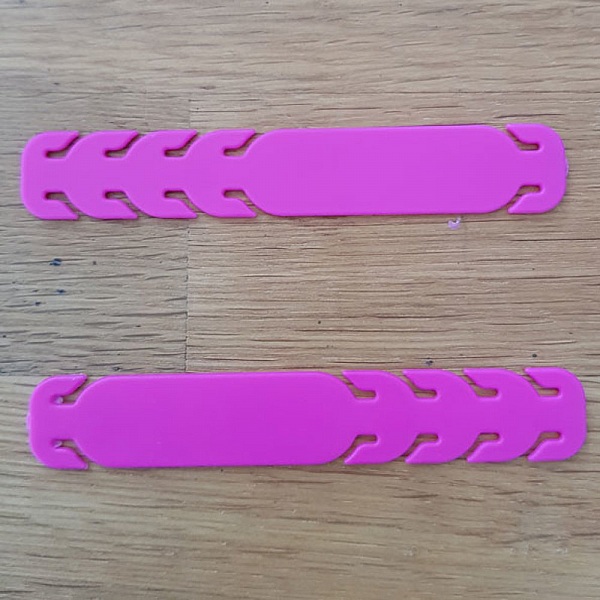 Attache elastique Protecteur d'oreille r&eacute;glable pour masque N&deg;02 Fushia