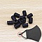 Attache elastique attache Boucle pour Corde de Masque R&eacute;glable Blanc x 100 pi&egrave;ces
