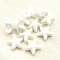 Attache elastique attache Boucle Etoile en Caoutchouc Blanc N&deg;03 x 10 pi&egrave;ces