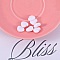 Attache elastique attache Boucle Coeur en Caoutchouc Blanc N&deg;04 x 10 pi&egrave;ces