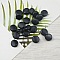 Attache elastique attache Boucle Galet en Caoutchouc Noir N&deg;02 x 10 pi&egrave;ces