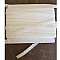 Au m&egrave;tre &Eacute;lastique blanc fantaisie 11 mm.