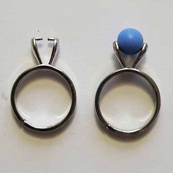 Bague R&eacute;glable Argent N&deg;03