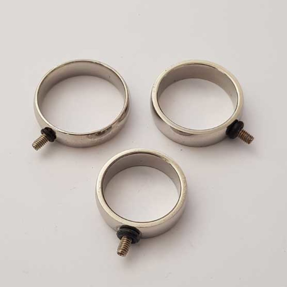 Bague Vis Modulable interchangeable acier inoxydable taille 19 anneau &eacute;pais