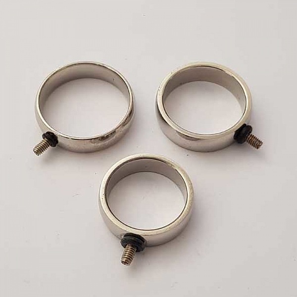 Bague Vis Modulable interchangeable acier inoxydable taille 17 anneau &eacute;pais