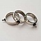 Bague Vis Modulable interchangeable acier inoxydable taille 18 anneau &eacute;pais