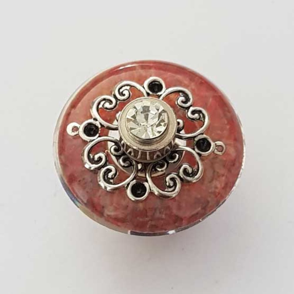 Bague Vis Modulable interchangeable acier inoxydable taille 18 anneau &eacute;pais