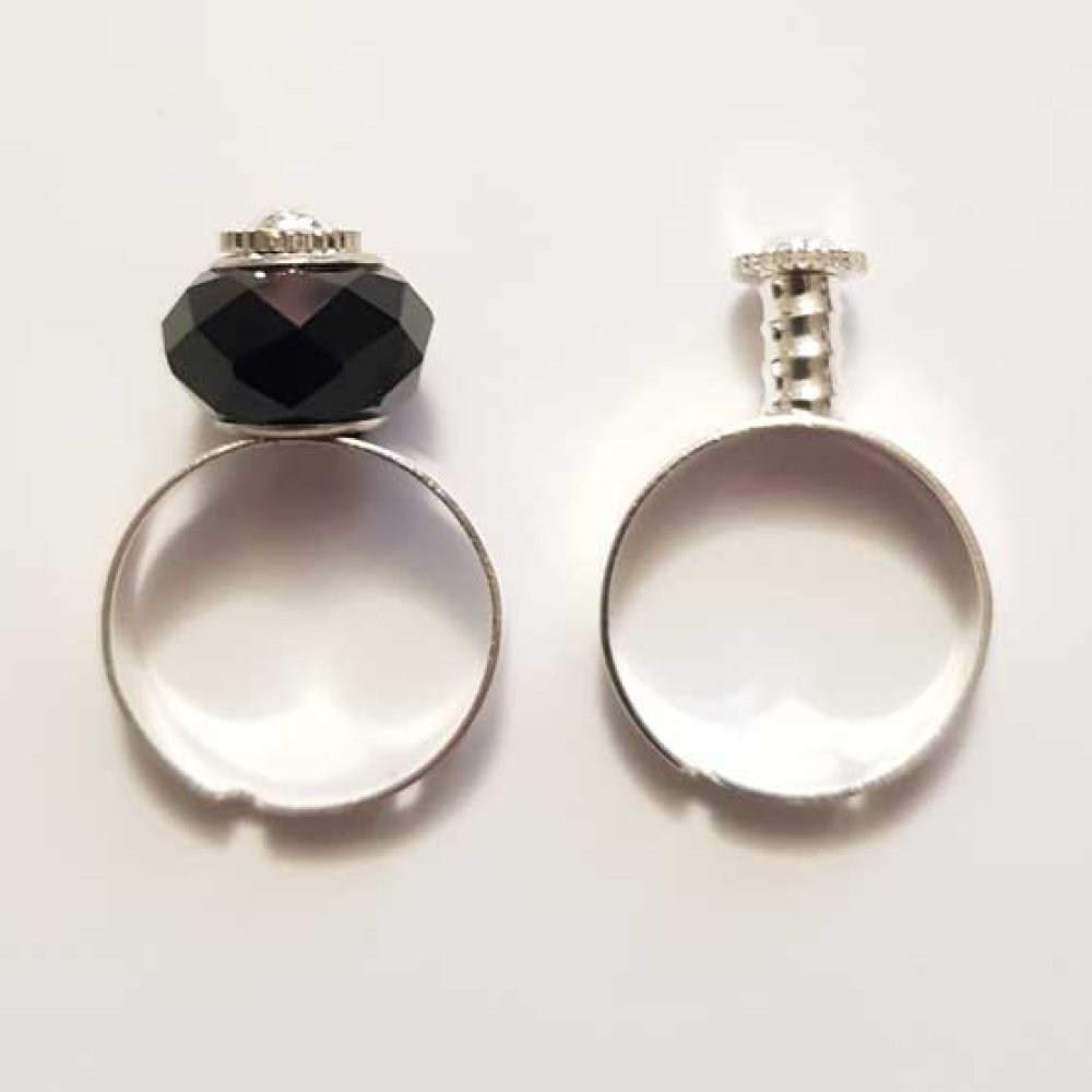 Bague pour perles europ&eacute;ennes &agrave; grand trou r&eacute;glable