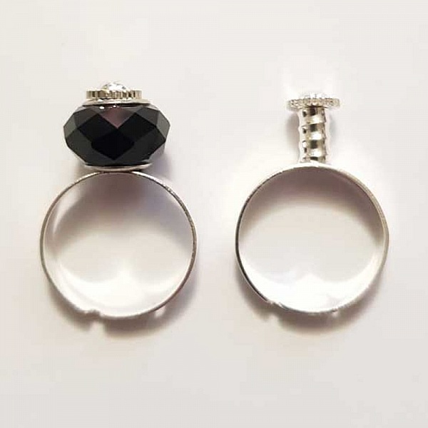 Bague pour perles europ&eacute;ennes &agrave; grand trou r&eacute;glable