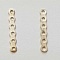 Barre Argent Entretoise S&eacute;parateur perle, multi rangs 6 trous N&deg;01