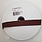 Biais uni tout textile  1 M&egrave;tre col 56 Marron Fonc&eacute;
