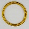 Bobine de 2.5 m&egrave;tres fil aluminium rond 2 mm Dor&eacute;