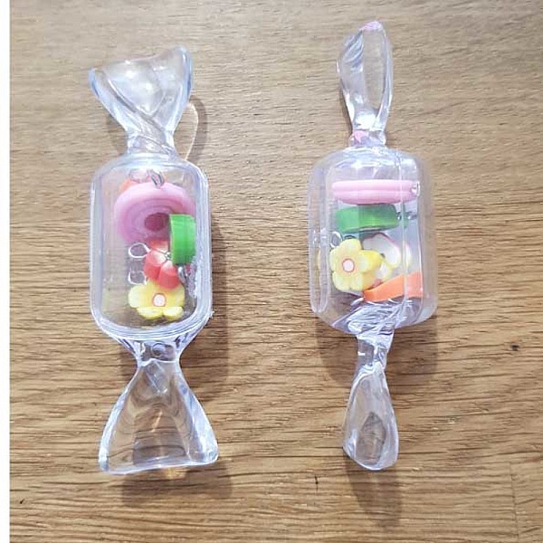 Bonbon plastique &agrave; garnir