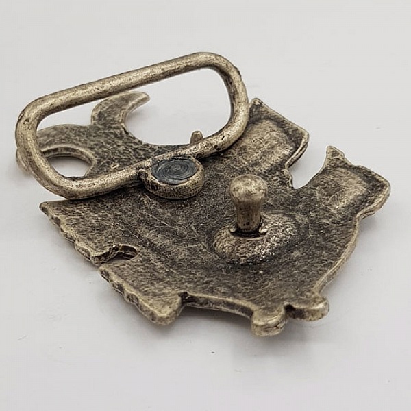 Boucle de ceinture Argent N&deg;18 Poissons
