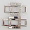 Boucle de ceinture Argent N&deg;19 Strass