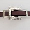 Boucle de ceinture Argent N&deg;19 Strass