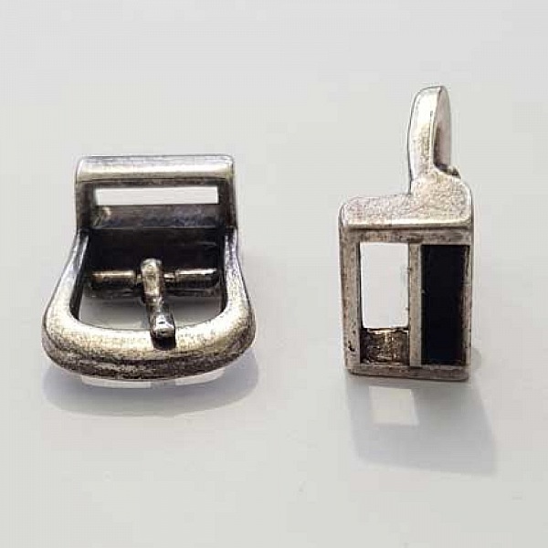 Boucle de ceinture Argent en Zamac N&deg;21 10mm