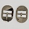 Boucle de ceinture Argent N&deg;01